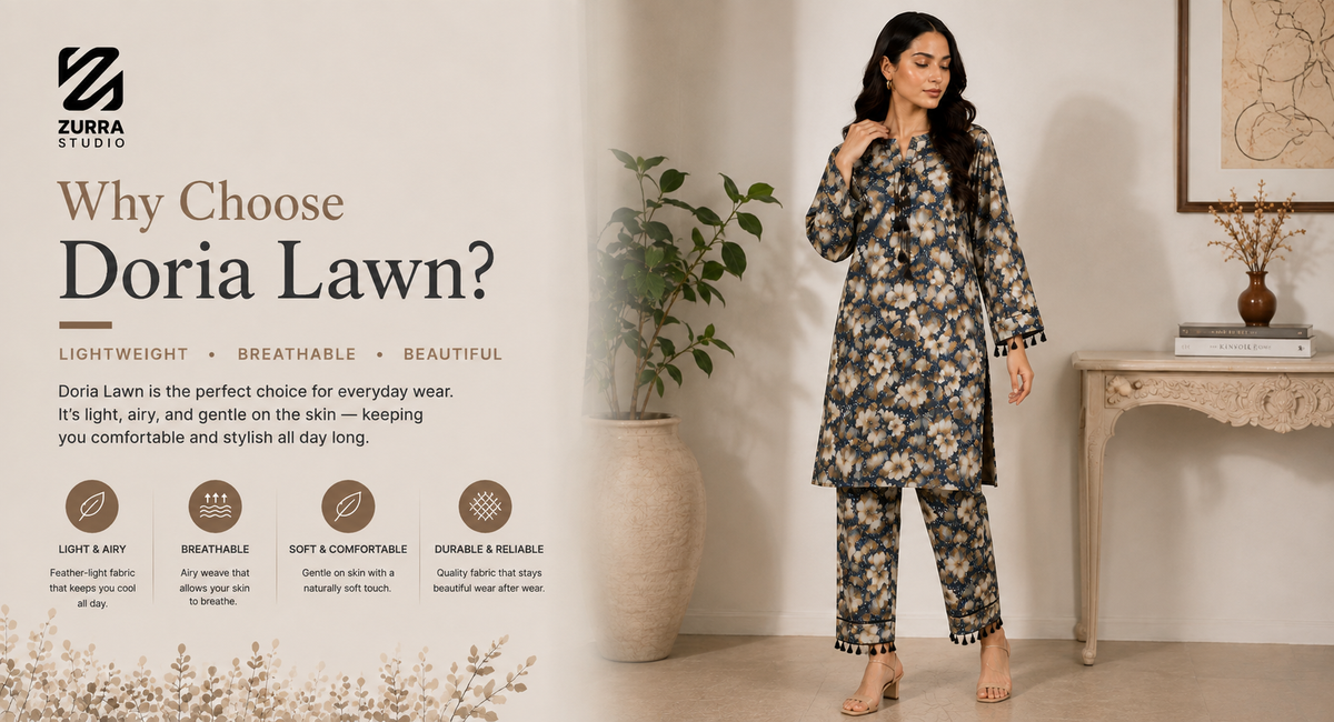 Why Choose Doria Lawn? The Perfect Fabric for Everyday Style
